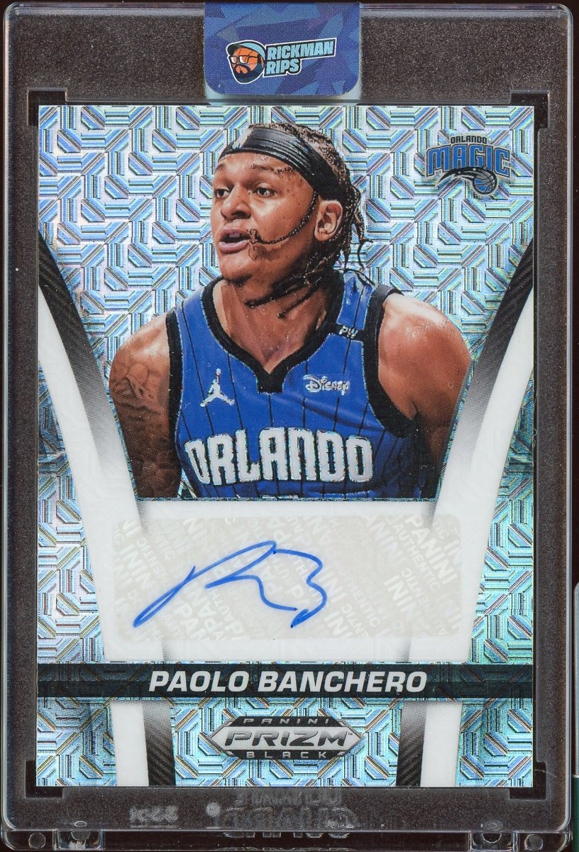 2024-25 Panini Prizm Black Basketball Paolo Banchero FB-PAO Mojo 