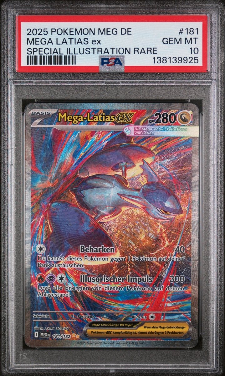 2025 Pokémon German MEG DE-Mega Evolution #181 Mega Latias ex SIR