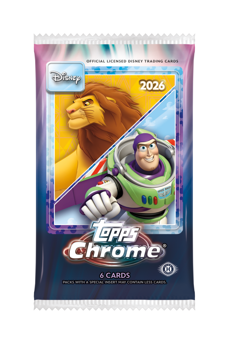 2026 Topps Chrome Disney Hobby Pack - underpaidcollectibles