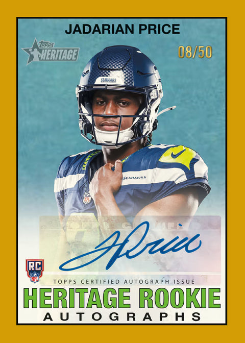 2026 Topps Heritage Football NFL Value Blaster Box