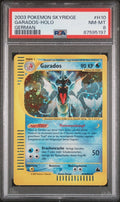 2003 Pokémon Skyridge H10 Garados Holo German PSA 8 - underpaidcollectibles