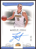 2017 - 18 Panini National Treasures Basketball NBA Nikola Jokic Auto S - NJK On Card /99 - underpaidcollectibles