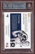 2017 Panini Encased Football Cooper Kupp Rookie Dual Swatch BGS 9 - underpaidcollectibles