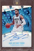 2017/18 Panini Revolution Basketball Karl-Anthony Towns Cubic Auto /50 - underpaidcollectibles