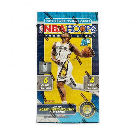 2019 - 20 Panini Hoops Premium Stock Basketball Hybrid Hobby Box - underpaidcollectibles