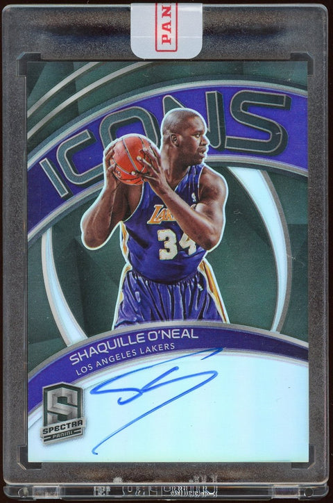 2020 - 21 Panini Spectra Basketball Shaquille O'Neal Auto ICO - SON /49 - underpaidcollectibles