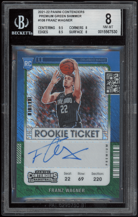 2021-22 Panini Contenders: Franz Wagner (108) - Einzelkarte (EN) - underpaidcollectibles