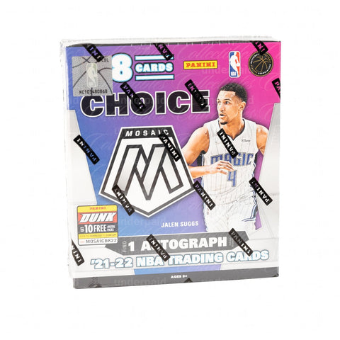 2021-22 Panini Mosaic Basketball Choice Hobby Box - underpaidcollectibles