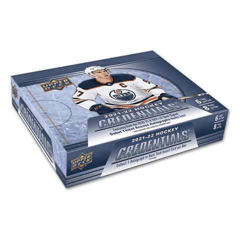 2021 - 22 Upper Deck Credentials NHL Hobby Box - underpaidcollectibles