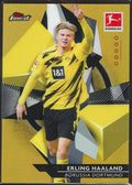 2021 Topps Finest Bundesliga Erling Haaland Gold /50 - underpaidcollectibles