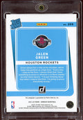 2021/22 Panini Donruss Basketball Jalen Green Rookie Laser Auto /99 - underpaidcollectibles