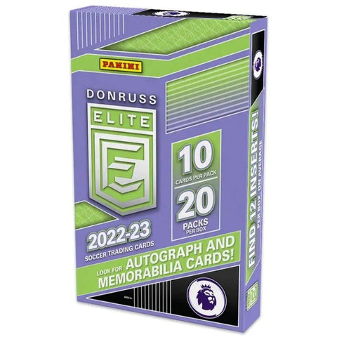 2022 - 23 Panini Donruss Elite Soccer Premier League Retail Box - underpaidcollectibles