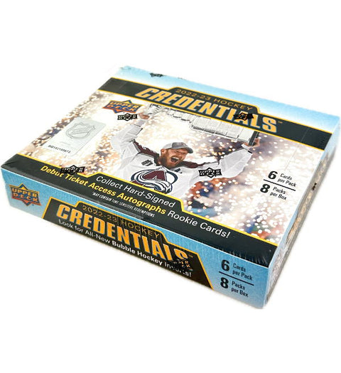 2022 - 23 Upper Deck Credentials NHL Hobby Box - underpaidcollectibles