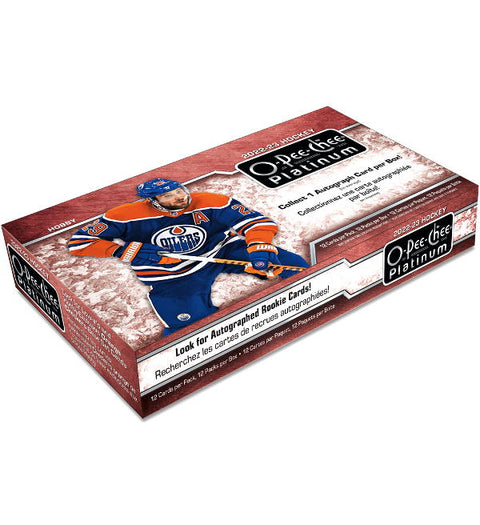 2022 - 23 Upper Deck O - Pee - Chee Platinum NHL Hobby Box - underpaidcollectibles