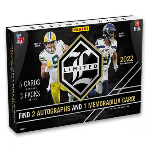 2022 Panini Limited Football NFL Hobby Box 