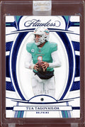 2022 Panini Flawless Tua Tagovailoa No. 41 Dolphins Sapphire /15 - underpaidcollectibles