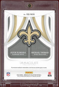 2022 Panini Immaculate NFL Saints Alvin Kamara / Michael Thomas Dual Jersey Relic /49 - underpaidcollectibles