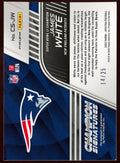 2022 Panini Spectra NFL James White Champion Signatures Auto /25 CS-JW - underpaidcollectibles
