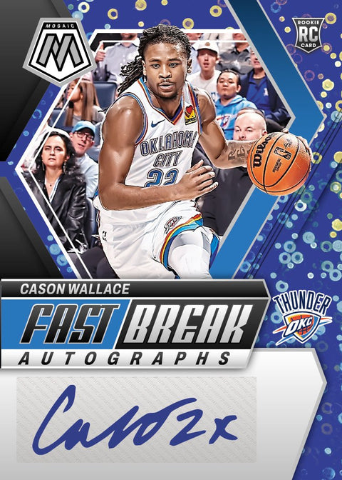 2023 - 24 Panini Mosaic Basketball NBA Fast Break Hobby Box - underpaidcollectibles