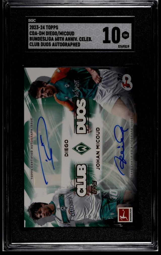 2023-24 Topps Bundesliga 60th Anniversary Celebration Diego / Micoud ...