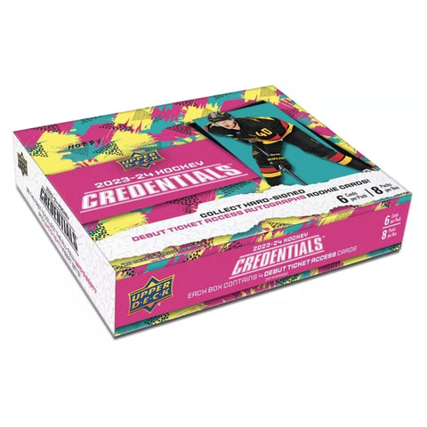 2023 - 24 Upper Deck Credentials NHL Hobby Box - underpaidcollectibles