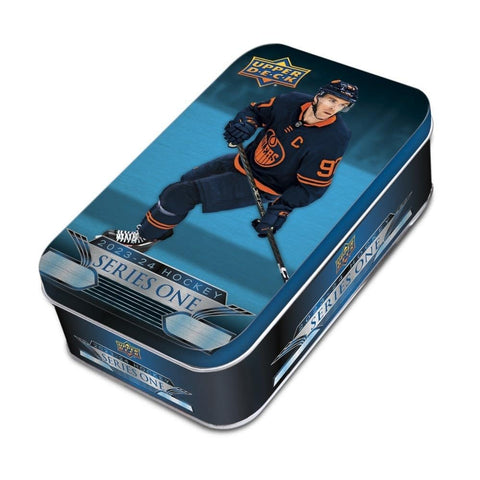 2023 - 24 Upper Deck Series 1 NHL Tin Box - underpaidcollectibles