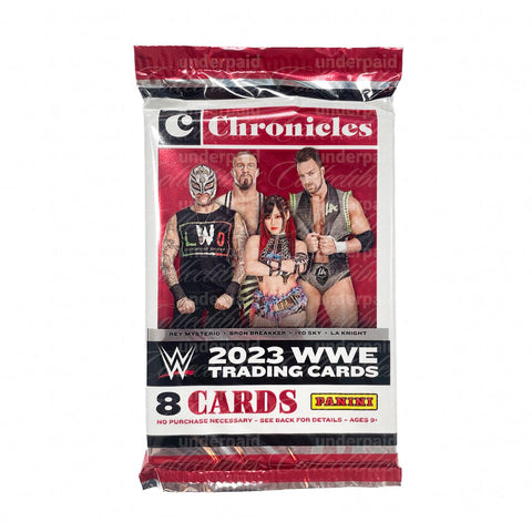 2023 Panini Chronicles WWE Hobby Box (1 Pack) - underpaidcollectibles