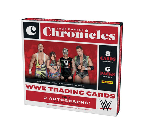 2023 Panini Chronicles WWE Hobby Box - underpaidcollectibles