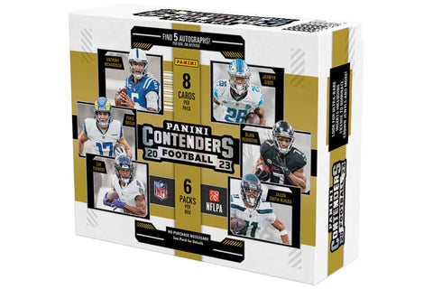2023 Panini Contenders Football NFL Hobby Box - underpaidcollectibles
