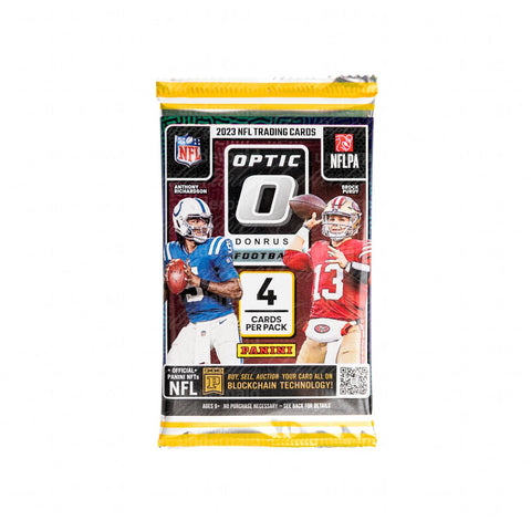 2023 Panini Donruss Optic NFL Football Hobby Pack (1 Pack) - underpaidcollectibles