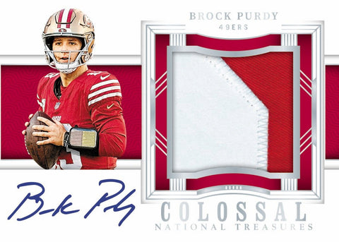 2023 Panini National Treasures Football Hobby Box - underpaidcollectibles