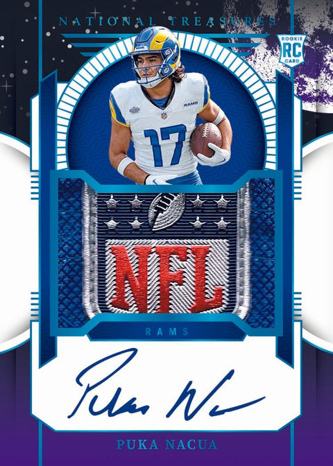 2023 Panini National Treasures Football Hobby Box - underpaidcollectibles