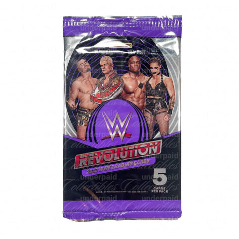 2023 Panini Revolution WWE Hobby Box (1 Pack) - underpaidcollectibles