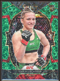2023 Panini Select UFC Green Disco Concourse Rookie Erin Blanchfield /5 - underpaidcollectibles