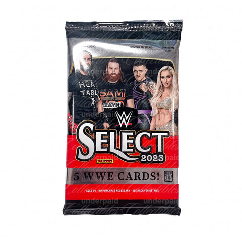 2023 Panini Select WWE TMALL Hobby Box (1 Pack) - underpaidcollectibles