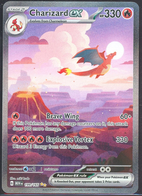 2023 Pokémon Scarlet & Violet 151 199 Charizard ex Special Illustration Rare (EN) - underpaidcollectibles