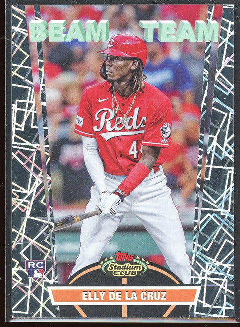 2023 Topps Stadium Club Chrome Beam Team BT - 1 Elly De La Cruz RC - underpaidcollectibles
