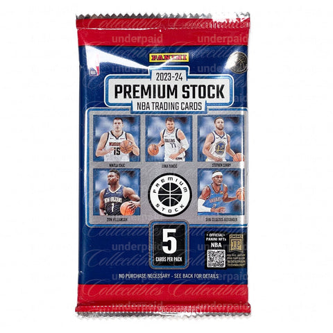 2023/24 Panini Hoops Premium Basketball NBA Hobby Box (1 Pack) - underpaidcollectibles