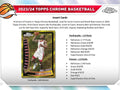 2023/24 Topps Chrome Basketball Hobby Box - underpaidcollectibles