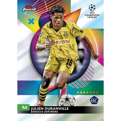 2023/24 Topps Finest UEFA Club Competitions Soccer Fussball Hobby Box - underpaidcollectibles