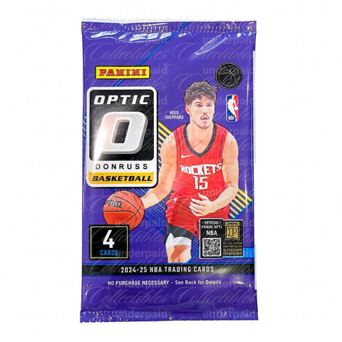 2024 - 25 Panini Donruss Optic Basketball Hobby Pack - underpaidcollectibles