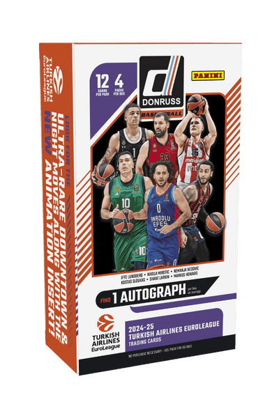 PANINI DONRUSS EUROLEAGUE 未開封 ボックス BOX 2023/24 Panini Donruss Turkish Airlines EuroLeague