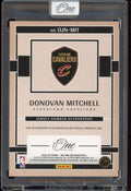 2024 - 25 Panini One and One Basketball NBA Donovan Mitchell Jersey Number Auto /45 - underpaidcollectibles