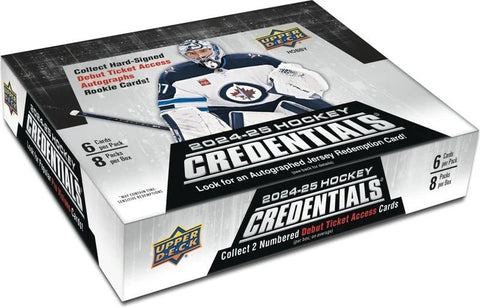 2024 - 25 Upper Deck Credentials NHL Hobby Box - underpaidcollectibles