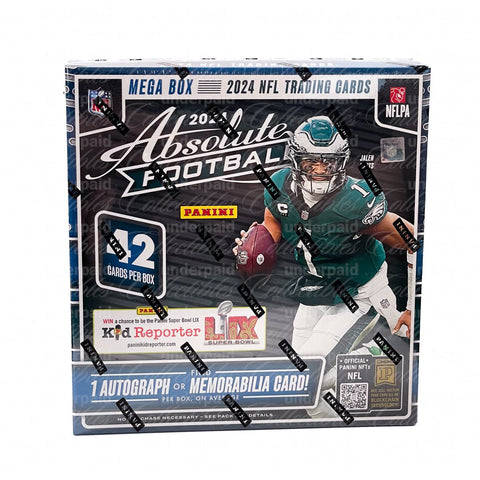 2024 Panini Absolute Football NFL Mega Box - underpaidcollectibles