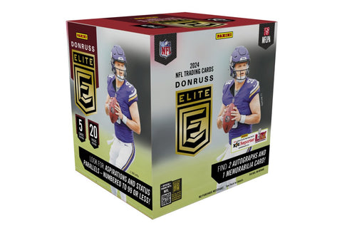 2024 Panini Donruss Elite Football NFL Hobby Box - underpaidcollectibles