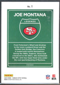 2024 Panini Donruss Optic Downtown Legends Prizm 1 Joe Montana 49ers - underpaidcollectibles