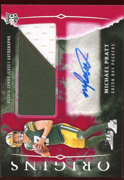 2024 Panini Origins Football Michael Pratt Rookie Patch Auto /99 - underpaidcollectibles