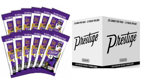 2024 Panini Prestige Football NFL Value Fat Pack Box - underpaidcollectibles