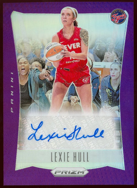 2024 Panini Prizm WNBA Basketball Lexie Hull Purple Auto /49 - underpaidcollectibles